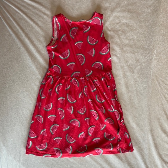 H&M watermelon Print Red Kids Dress size 8-10 years - Picture 4 of 6